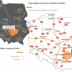 Ostrowiec Świętokrzyski: Dojazd autem, busem, pociągiem wybierz trasę!
